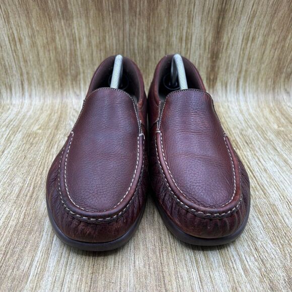 SAS Twin Mulch Women's Size‎ 11 WW Brown Leather Walking Shoes Sneakers Slip On - Picture 2 of 10